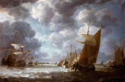 Bewegte See von Simon de Vlieger
